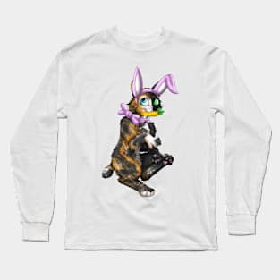 Bobtail BunnyCat: Chimera (Pink) Long Sleeve T-Shirt